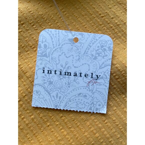 Free People Ribbed V-Neck Cropped Brami Tank Top Orange Size Medium / Large Cami - Picture 4 of 6